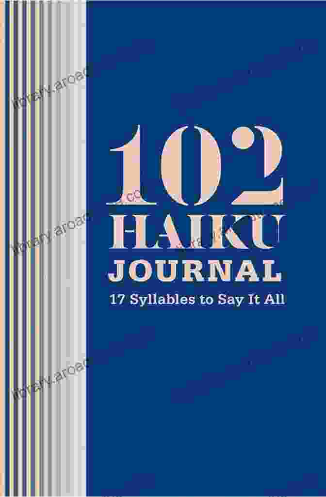 102 Haiku Journal Cover Featuring A Serene Mountain Landscape With Cherry Blossoms 102 Haiku Journal: 17 Syllables To Say It All