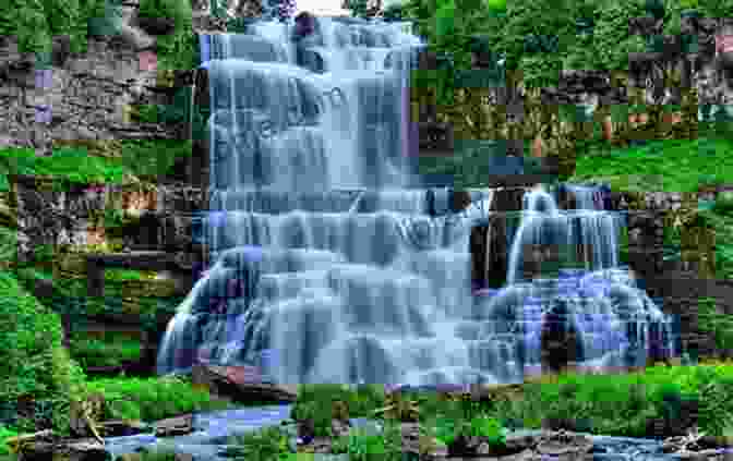 A Breathtaking View Of A Cascading Waterfall In Igboland Summer In Igboland