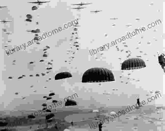 A Captivating Photograph Of World War II Airborne Troops Parachuting Into Enemy Territory. The Divisions Of The Army Of The R S I 1943 1945 Vol 2