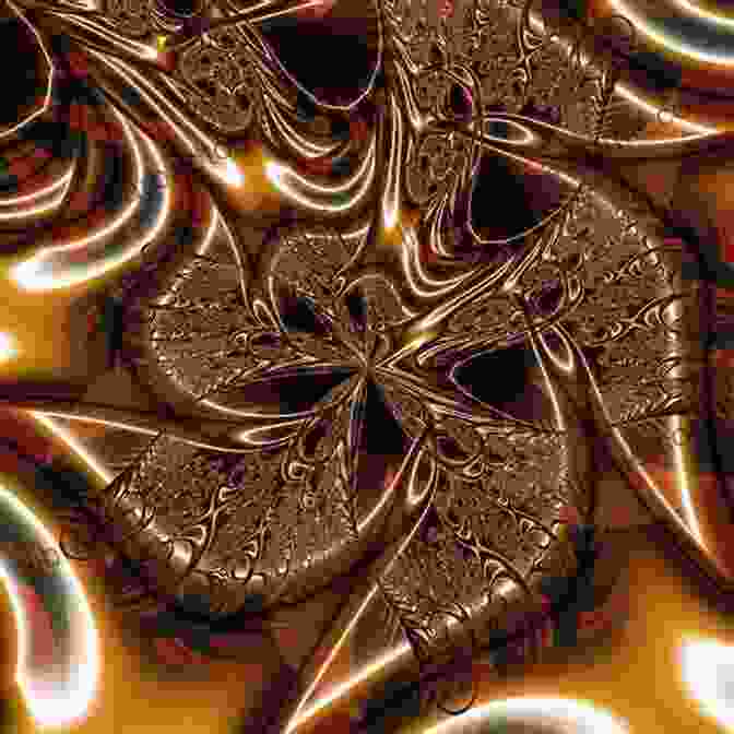 A Fractal Flame Sweet Combining Chocolate And Sugar, Creating A Visually Stunning And Layered Treat Fractal Flames Sweets