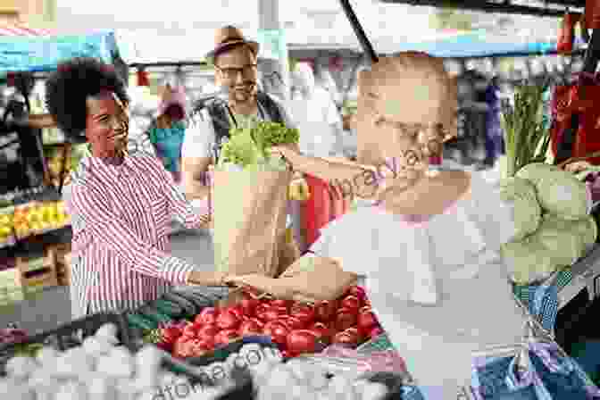 A Group Of People At A Farmers' Market, Buying Fresh Produce From Local Farmers. Every Farm A Factory: The Industrial Ideal In American Agriculture (Yale Agrarian Studies Series)