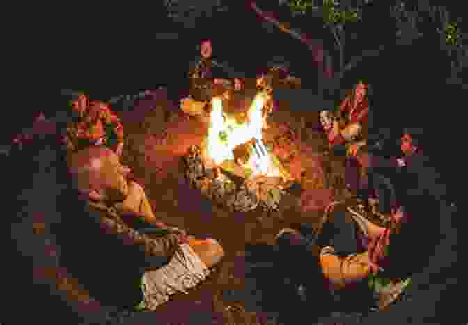 A Group Of People Gathered Around A Campfire, Listening To A Storyteller The Root Of Fruit Vol 9 The Gist Of JOb