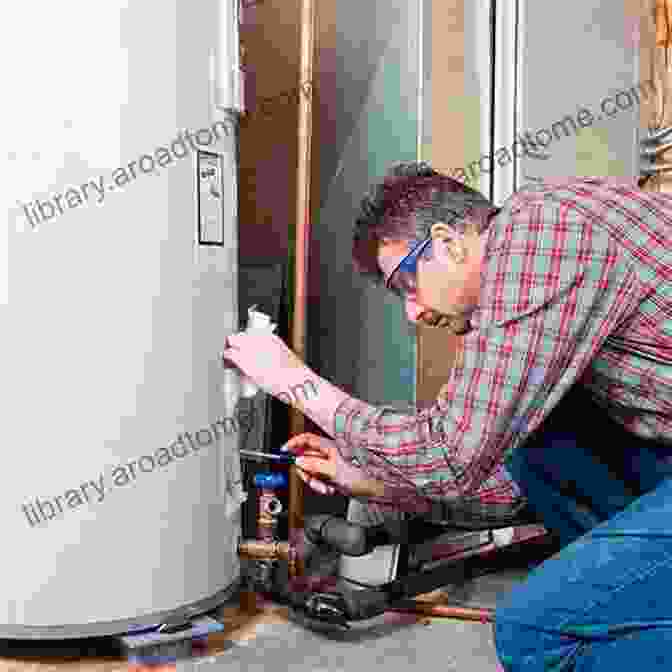 A Homeowner Inspecting Their Water Heater Learn Plumbing Skills (Illustrated)