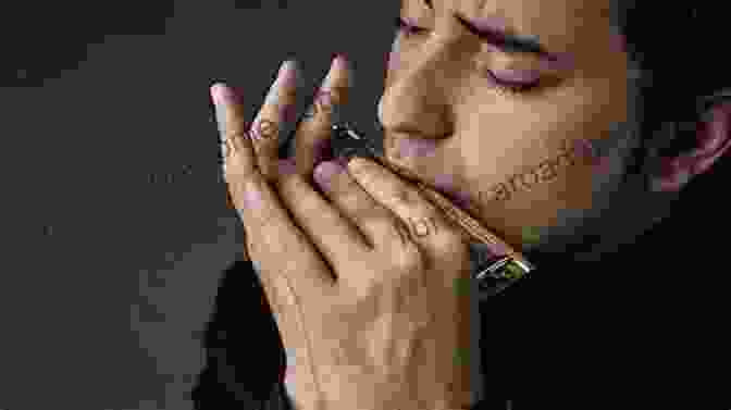 A Man Playing Harmonica With Passion And Joy. Harmonica Aerobics: A 42 Week Workout Program For Developing Improving And Maintaining Harmonica Technique