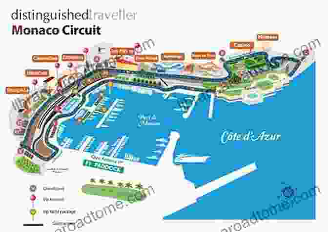 A Map Of The Monaco Grand Prix Circuit The Life Monaco Grand Prix