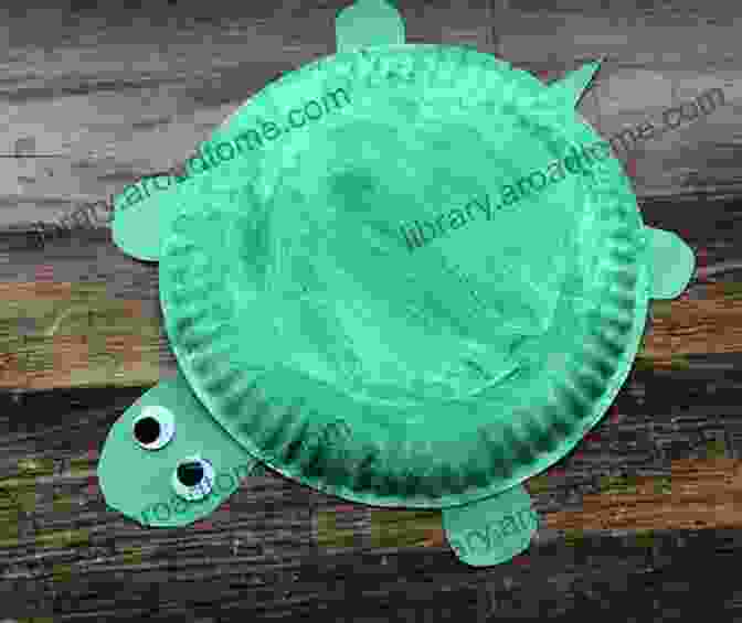 A Paper Plate Sea Turtle With A Vibrant Green Shell And Playful Blue Eyes Crocheted Sea Creatures: A Collection Of Marine Mates To Make