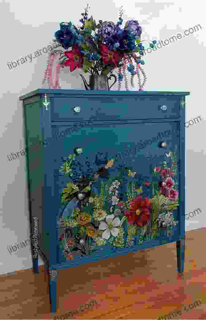 A Repurposed Dresser Painted In Vibrant Colors With Whimsical Patterns Thrift Shop Tales