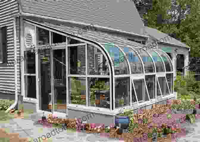 A Spacious Span Roof Greenhouse With A Curved Roof And Ample Sunlight Garden Carpentry Span Roof Greenhouse Toolshed Wheelbarrow Gates Garden Lights Summer House Shelter Etc