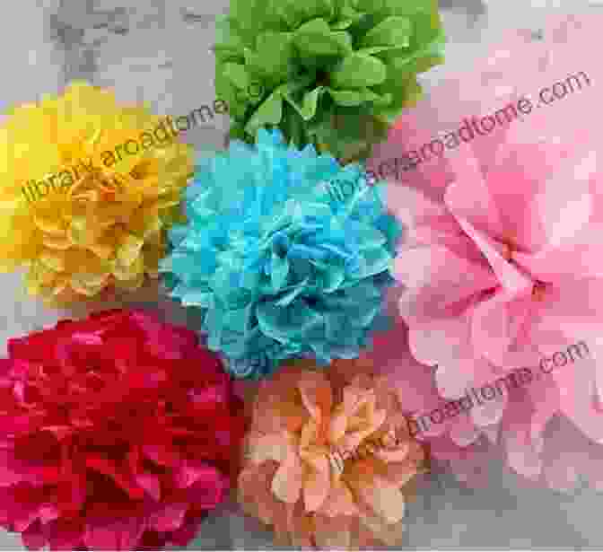 A Variety Of Paper Materials Used In Paper Flower Crafting, Including Crepe Paper, Cardstock, And Tissue Paper Ideas For Your Paper Flower Crafts: Learn About Making Your Very Own Paper Flower Crafts Today