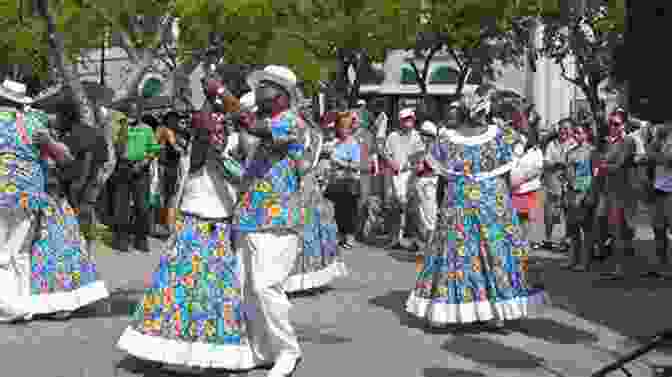 A Vibrant Image Of Dancers Performing The Quadrille Dance, Surrounded By Musicians Playing The Quelbe Rhythm Dance Quadrille Play Quelbe