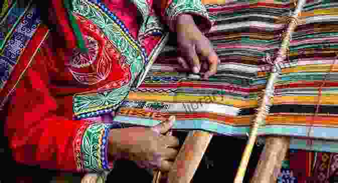 A Woman Weaving A Colorful Tapestry How To Be Creative In Textile Art