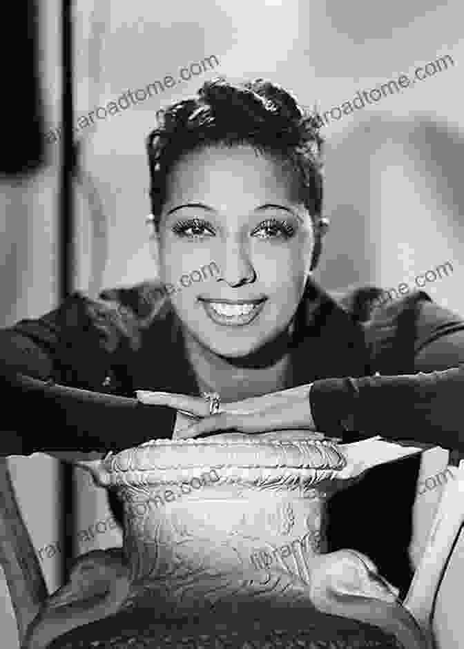 An Iconic Portrait Of Josephine Baker, Capturing Her Timeless Beauty, Grace, And Indomitable Spirit. Josephine Baker S Cinematic Prism