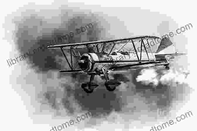 Black And White Photo Of A Biplane Being Assembled In A Hangar Airplane Manufacturing In Farmingdale (Images Of Aviation)