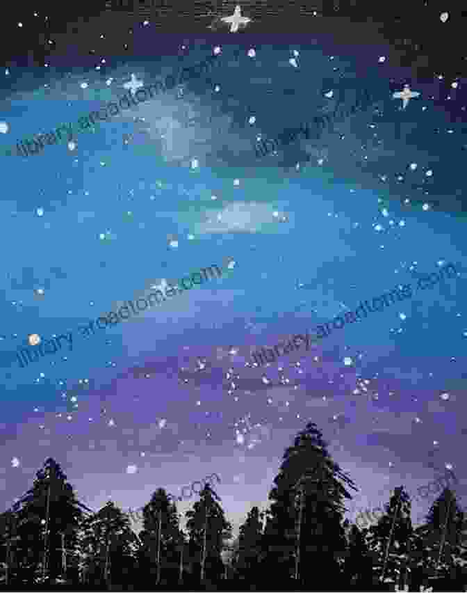 Book Cover Of 'Colors By Night' Featuring A Starry Night Sky Colr By Night