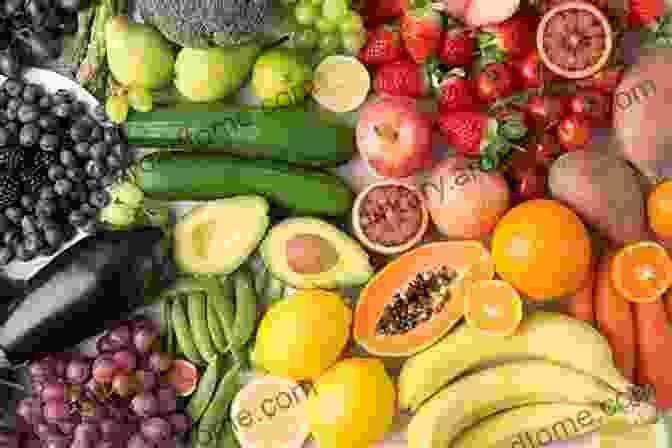 Colorful Display Of Fruits, Vegetables, And Other Healthy Foods, Representing The Importance Of Diet And Lifestyle For Skin Health Lotions Potions Or Poisons? A Natural Approach To Skin Care