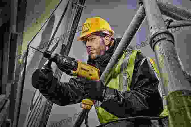 Construction Worker Using A Drill ULTIMATE BEGINNERS GUIDE FOR ROOFING AND CONSTRUCTION: Roofing Tips And Construction For Beginners