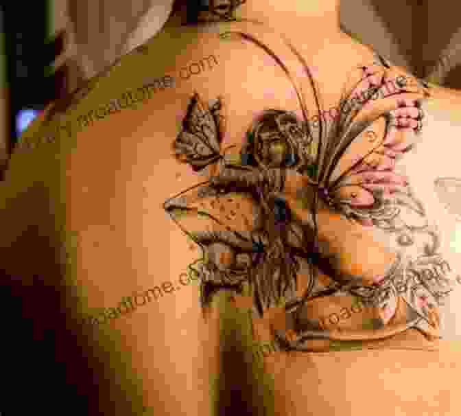 Fairies Angels Tattoo Design With Bold Blackwork Fairies Angels Tattoo Designs 75 Beautiful From The Tattoo Artists