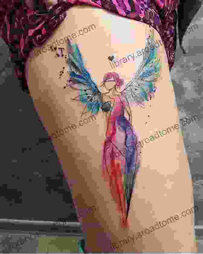 Fairies Angels Tattoo Design With Vibrant Watercolor Fairies Angels Tattoo Designs 75 Beautiful From The Tattoo Artists