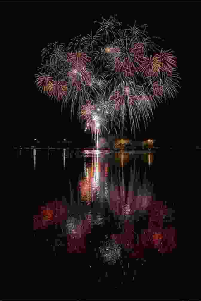 Fireworks Reflected In A River Fireworks In Japan (Japan Photo Album 8)