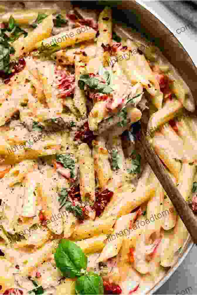 Flavorful Pasta Dish With Kale, Sun Dried Tomatoes, And A Creamy Sauce 222 Yummy Kale Recipes: An Inspiring Yummy Kale Cookbook For You