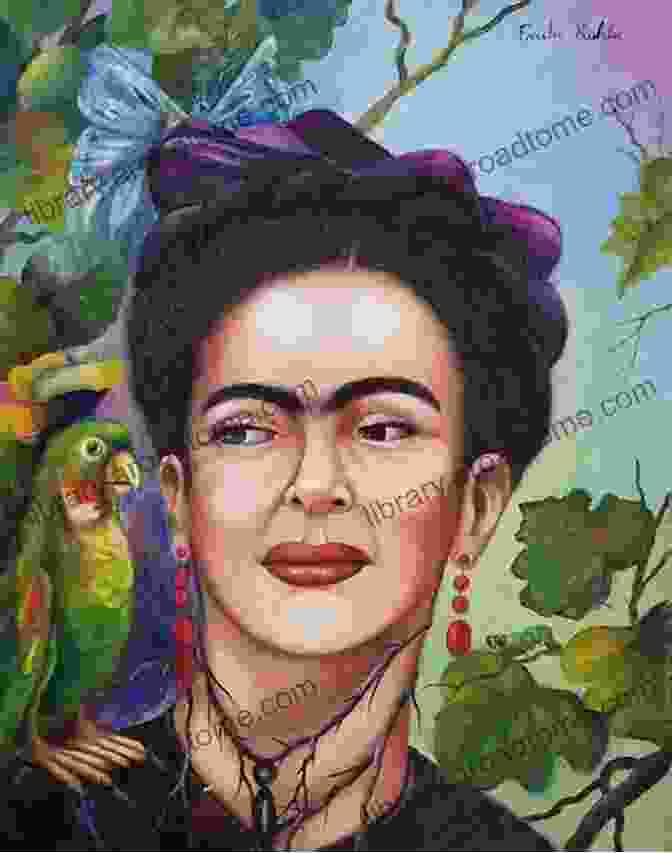 Frida Kahlo, Mexican Painter, Holding A Self Portrait Painters Talk About Painting