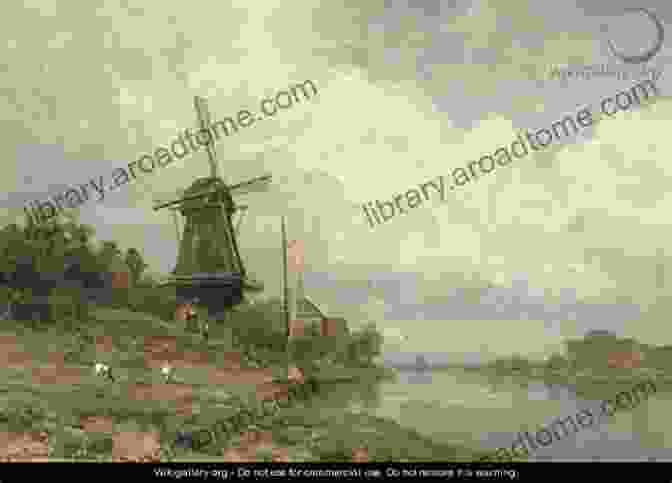 Gerardina Van De Sande Bakhuyzen, Landscape With A Windmill (1650) Gerardina Van De Sande Bakhuyzen Paintings Drawings (Zedign Art Series)