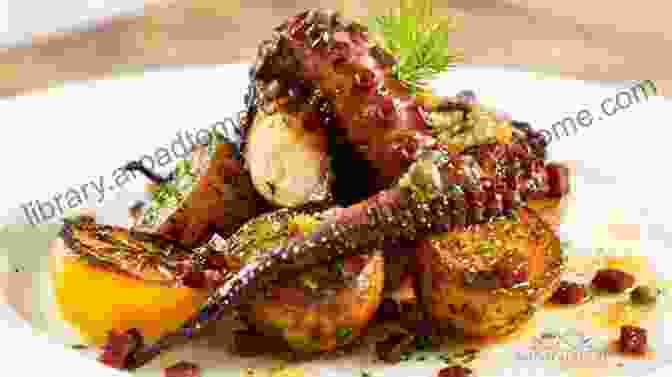 Grilled Octopus, A Traditional Galician Dish Served With Potatoes And Paprika Traditional Family Recipes From Spain: Clear Instructions To Cook Real Authentic Spanish Food: Traditional Spanish Dishes Recipes