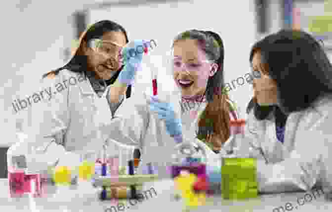 Illustration Of A Young Girl Conducting A Science Experiment, Breaking The Stereotype That Science Is Only For Boys. FIGHT4GIRLS Fight For Girls Illustration