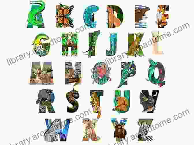 Inside Page Of Animal Alphabet Showcasing The Letter Animal Alphabet: Amazing Illustrated Alphabet For Kids