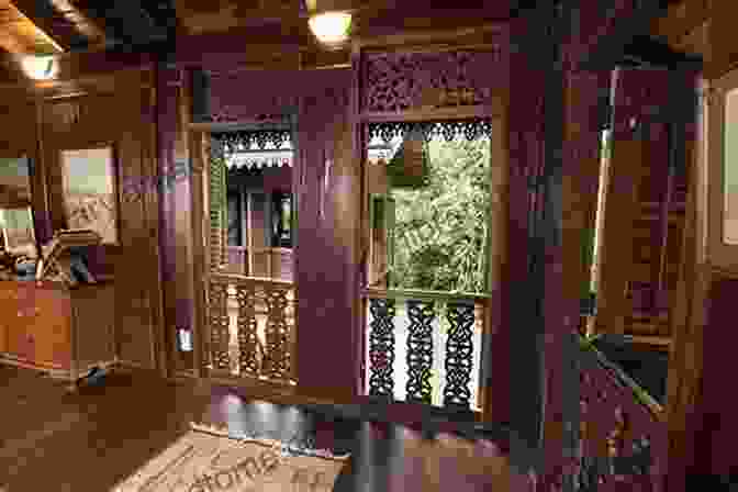 Interior View Of New Malaysian House Highlighting Traditional Malay Motifs In The Furniture And Decor New Malaysian House