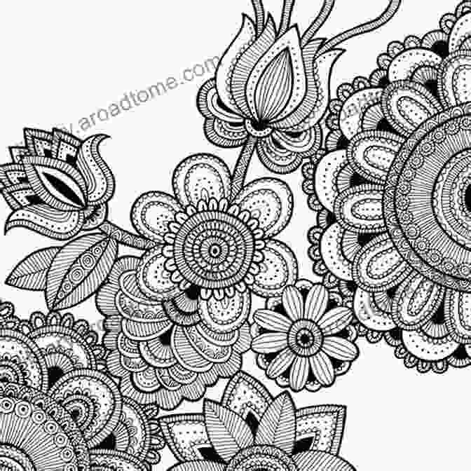 Intricate Colouring Design Featuring Floral Motifs My Artwork Colouring