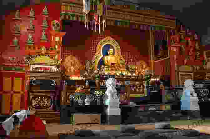 Intricate Interior Of A Tibetan Buddhist Monastery Travel And Adventure In Tibet (Including The Diary Of Annie R Taylor)