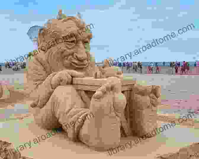 Intricate Sand Sculptures On The Beach, Shaped By Skilled Hands And Imagination Graffiti Art: Sand Sea Spray Plus More