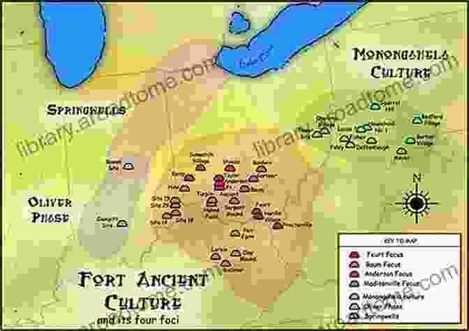 Map Of The Fort Ancient Culture Geographical Spread Early Native Americans In West Virginia: The Fort Ancient Culture (American Heritage)