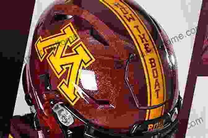 Minnesota Golden Gophers And Wisconsin Badgers Football Helmets Facing Off Minnesota Wisconsin College Football Rivalry (Images Of Sports)