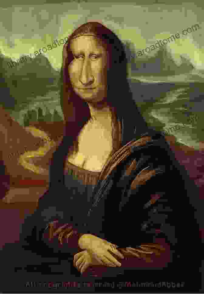 Mona Lisa In Cartoon Style By George Walker Famous Art In Cartoon Style: George Walker