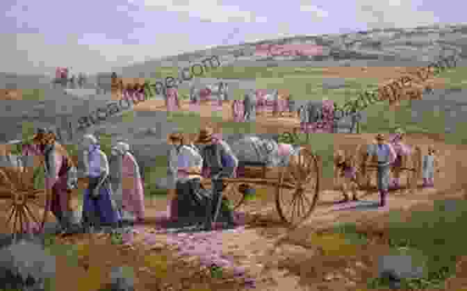 Mormon Pioneers Crossing The Plains History Of Utah 1540 1886