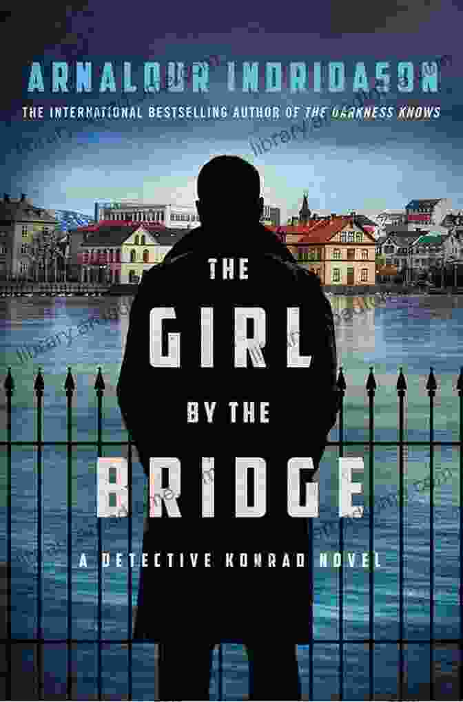 Nude Girl On The Bridge Book Cover Featuring A Young Woman Standing On A Bridge, Her Body Obscured By A Flowing Scarf Nude Girl On The Bridge