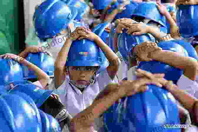 People Participating In An Earthquake Drill All About Earthquakes Unit Study