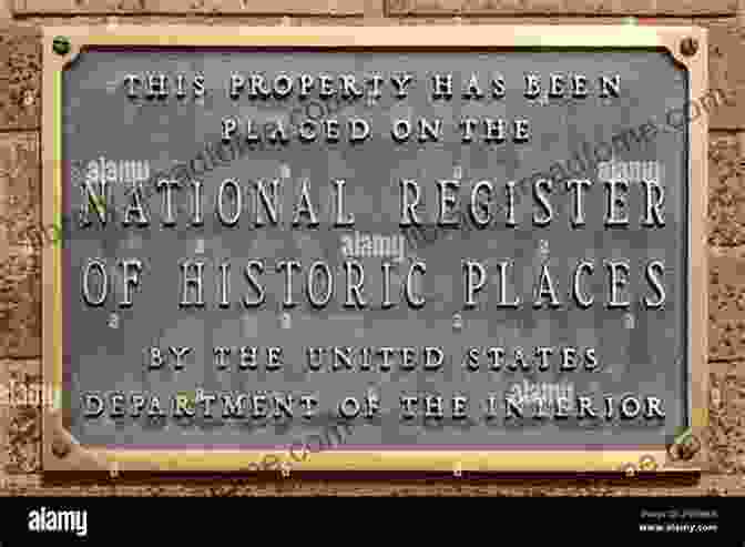 Plaque Commemorating The Borland Home's Listing On The National Register Of Historic Places The Borland Home: A Listed National Register Nomination