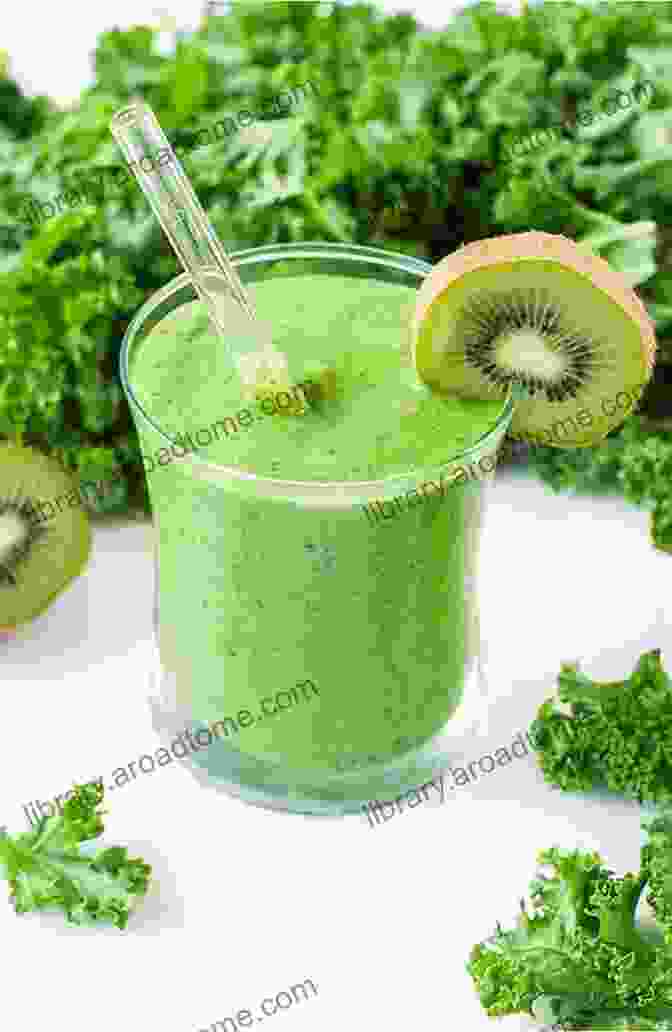 Refreshing Green Smoothie Made With Kale, Fruits, And A Hint Of Sweetness 222 Yummy Kale Recipes: An Inspiring Yummy Kale Cookbook For You