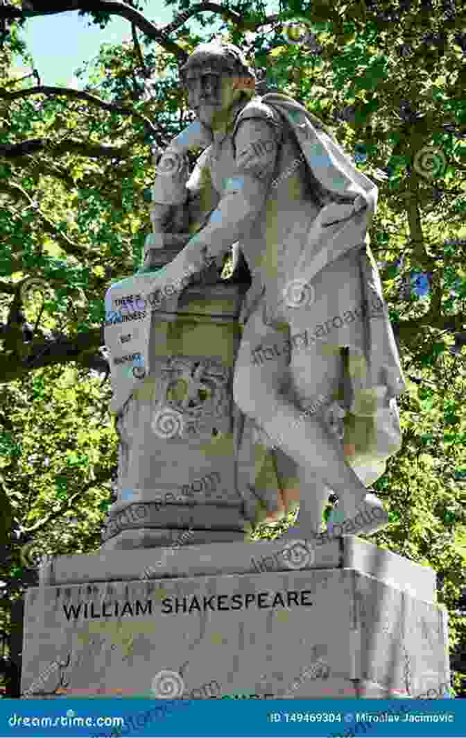 Statue Of William Shakespeare In Front Of The Gateway, Symbolizing The Playwright's Connection To The Landmark Clopton Bridge : A Short History Of The Gateway To Stratford Upon Avon