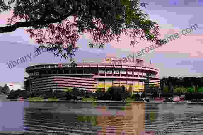 Three Rivers Stadium Exterior With The Pittsburgh Skyline In The Background Three Rivers Stadium: A Confluence Of Champions (Sports)