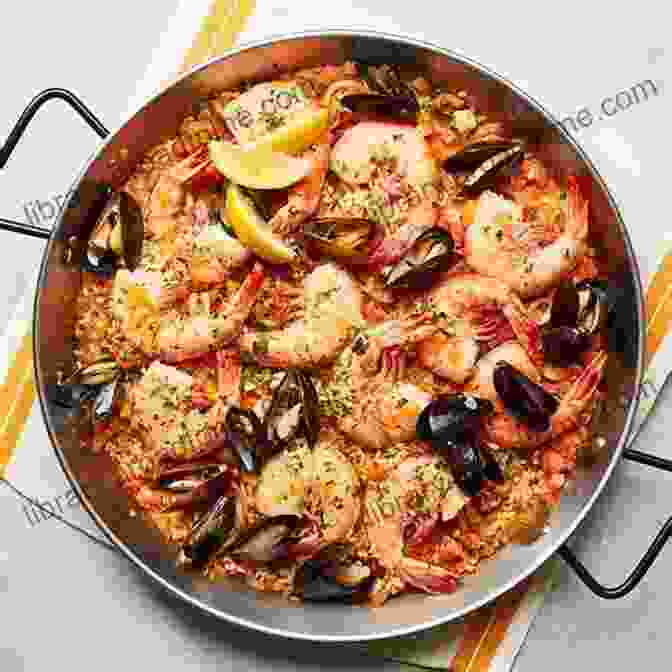 Traditional Catalan Paella Featuring Saffron Rice, Seafood, And Vegetables Traditional Family Recipes From Spain: Clear Instructions To Cook Real Authentic Spanish Food: Traditional Spanish Dishes Recipes