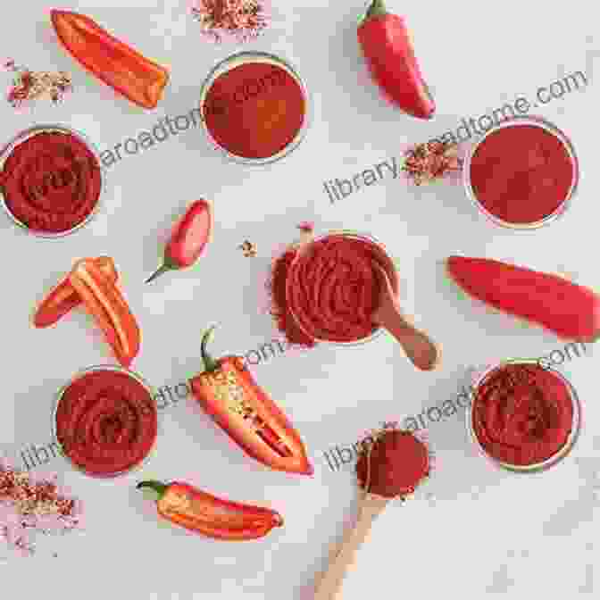 Vibrant Red Paprika, The Defining Spice Of Hungarian Cuisine The Dishes Characteristic Of The Country Of Hungary: Traditional Dishes: Of Hungarian Cuisine