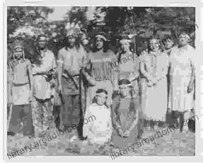 Vintage Photograph Of Shinnecock Indian Nation Members In Traditional Attire, Circa 1910s Shinnecock Indian Nation (Images Of America)