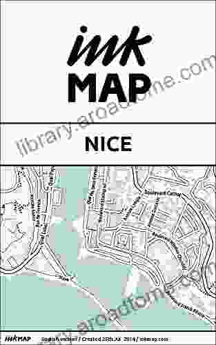 Nice (France) Inkmap maps for eReaders sightseeing museums going out hotels (English)